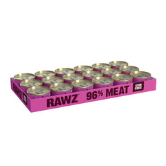 RAWZ turkey pate cat food close-up reveals tender meat texture for picky cats.
