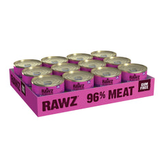 Rawz turkey-turkey-liver-pate-ingredients-label highlights natural, gum-free formula.