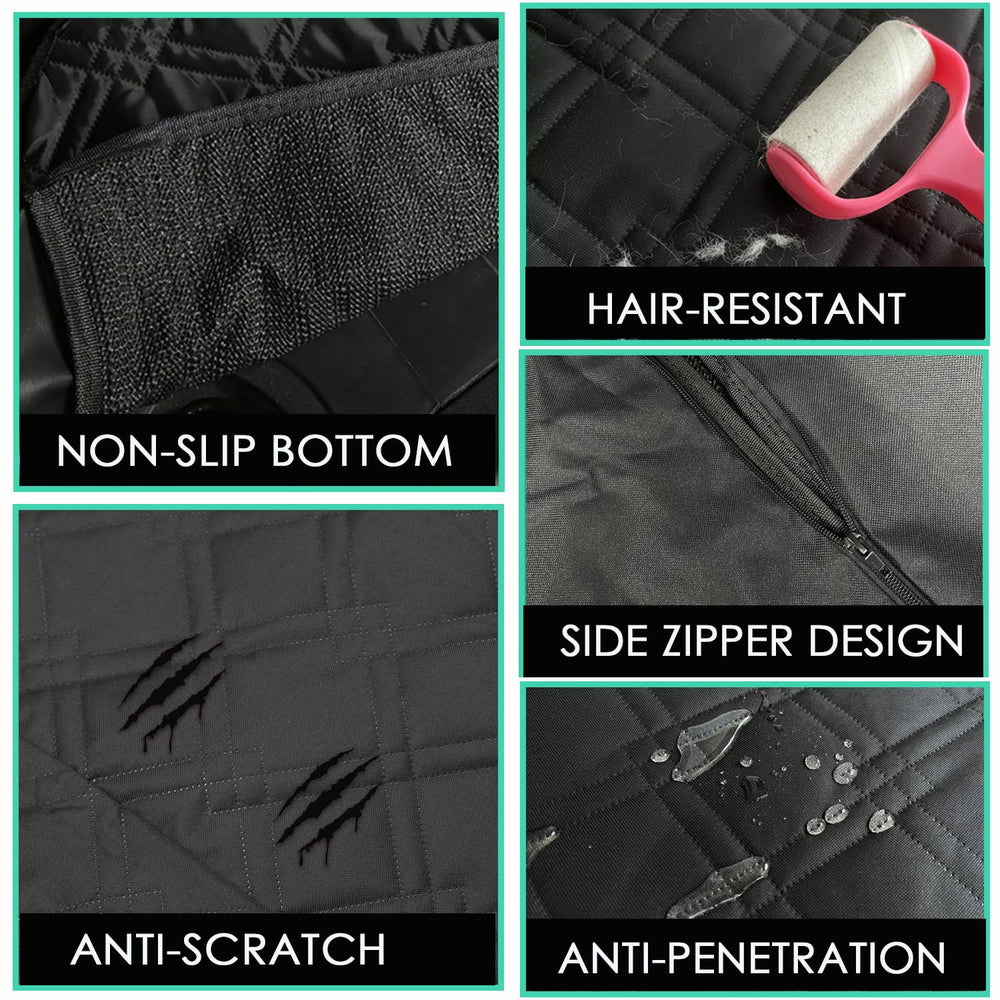 RAZOVEYI Dogs Cargo Liner features color-fast layers to prevent dye bleed in heat.