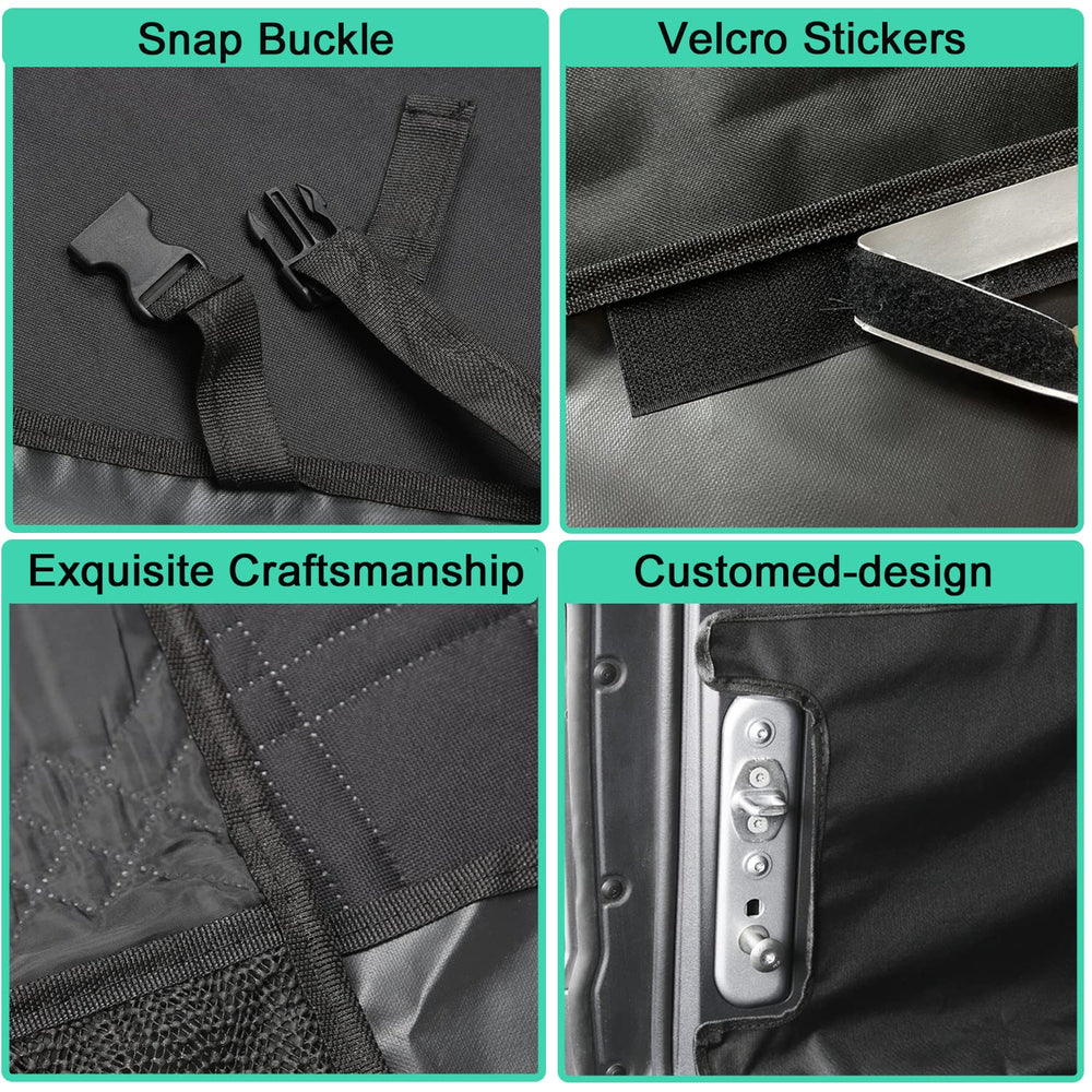 RAZOVEYI Dogs Cargo Liner uses heavy-duty stitched design for durable protection against paw marks.