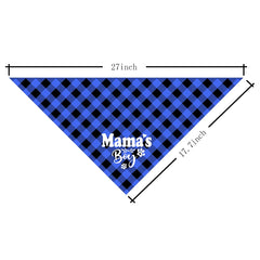 Razpah Mama's Boy Dog Bandana worn on dog—breathable, lightweight accessory for daily wear