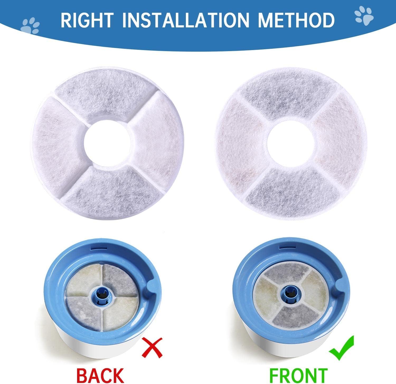 RBAYSALE packaged 10-pack filters emphasize quality and freshness