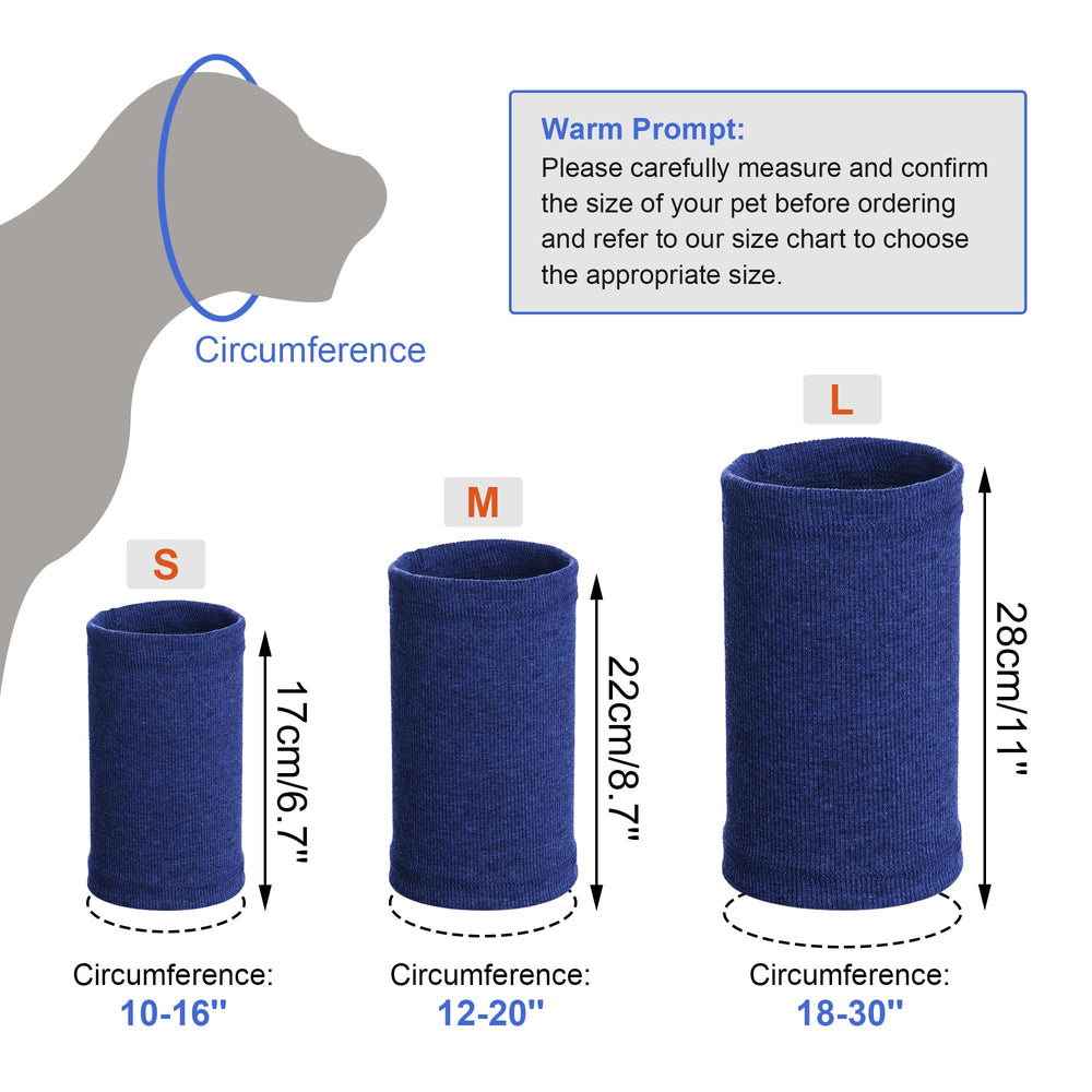Rbenxia dog ear muffs blue small side view eases anxious barking in crowds.