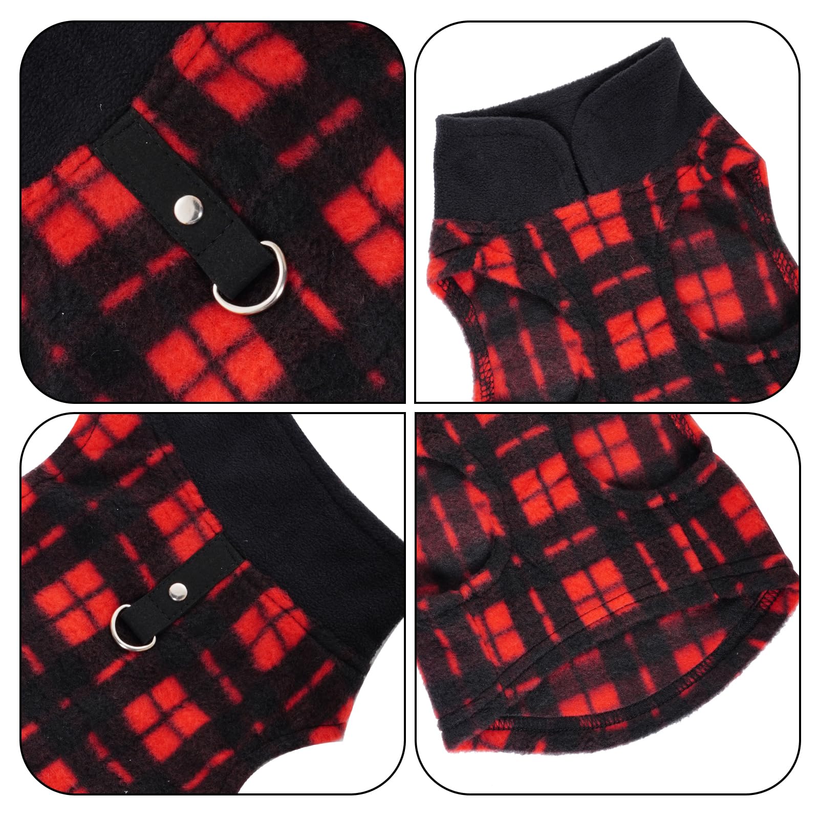 Rbenxia pullover dog sweater with easy on off design