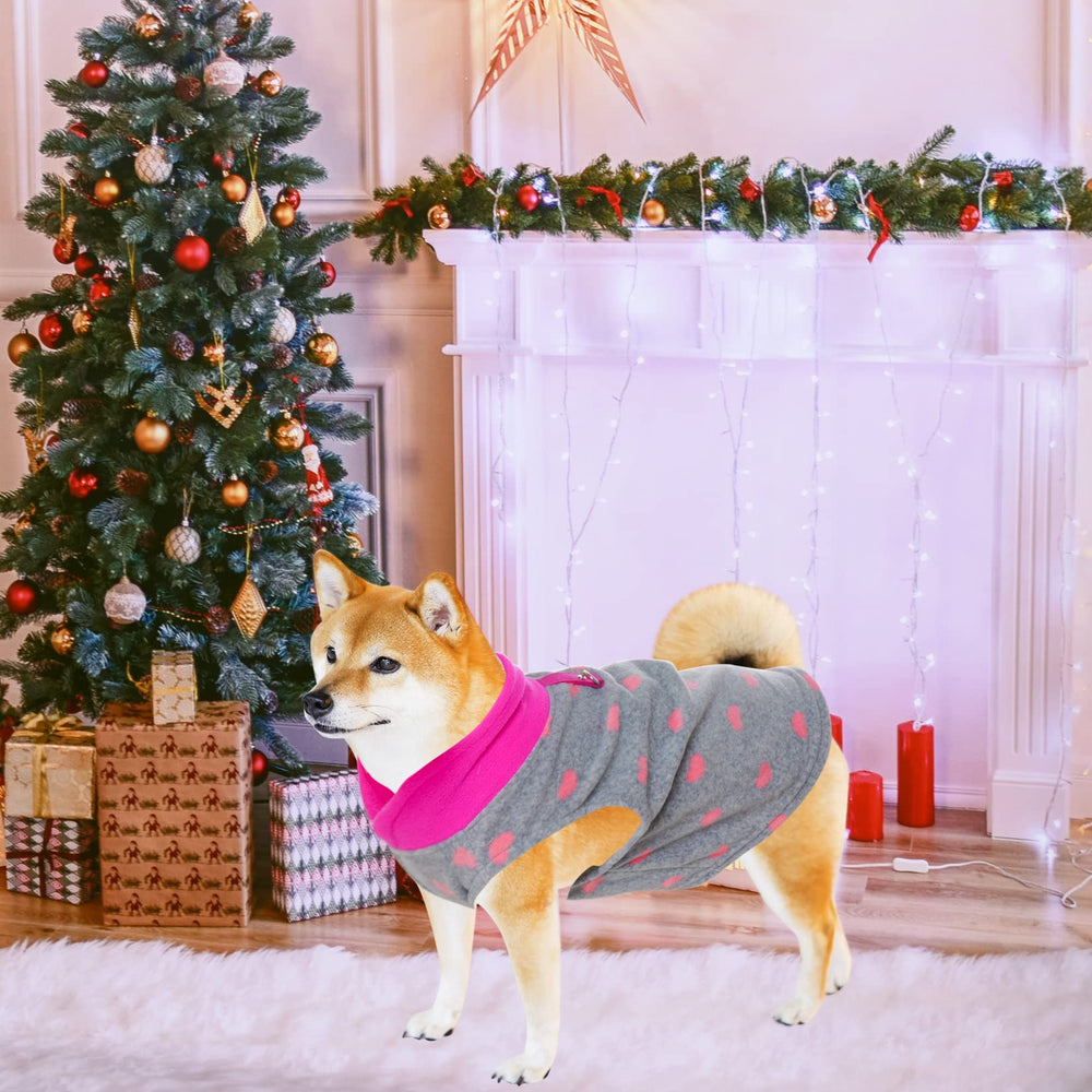 Rbenxia grey dog heart sweater fabric close-up of soft fleece texture