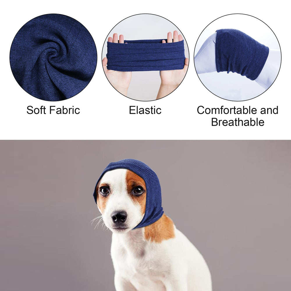 Rbenxia noise-reducing earmuffs blue highlight reduced noise for anxious dogs