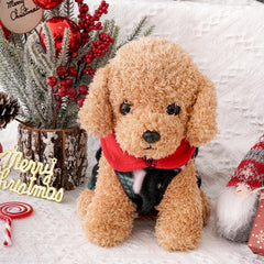 Rbenxia Xmas hat pattern dog sweater with holiday style.