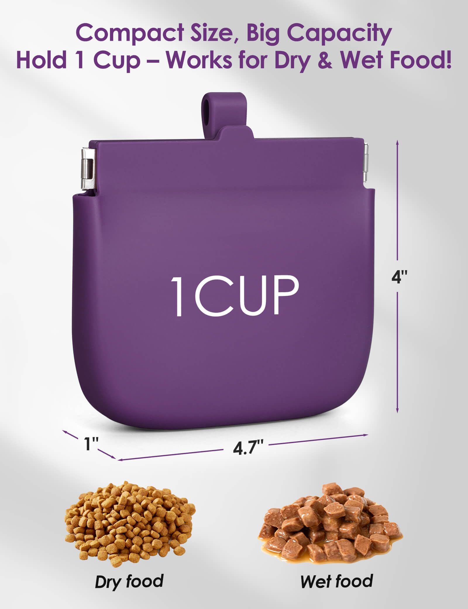 RBibei durable silicone pouch—easy to clean and odor-resistant for daily use.