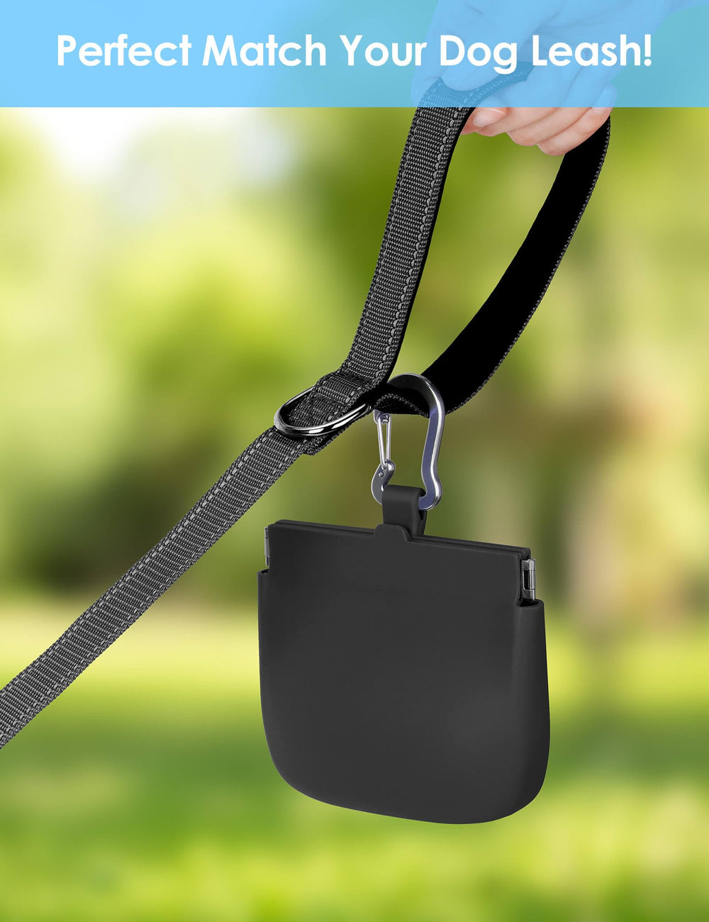 RBibei pull-tab self-sealing top pouch keeps rewards ready during sessions.