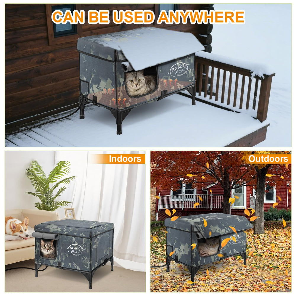 RC SLL feral cat shelter use case supports outdoor companions during winter