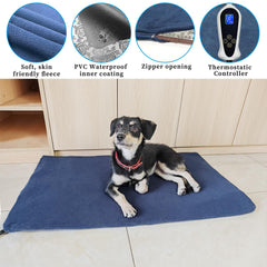 RC SLL heated dog bed with timer enabling scheduled warmth