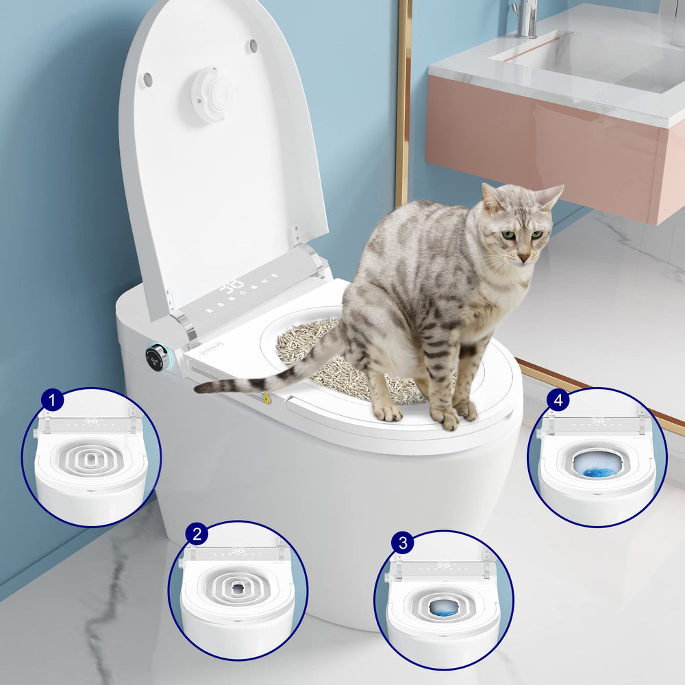 READAEER cat toilet training kit assembled ready for use