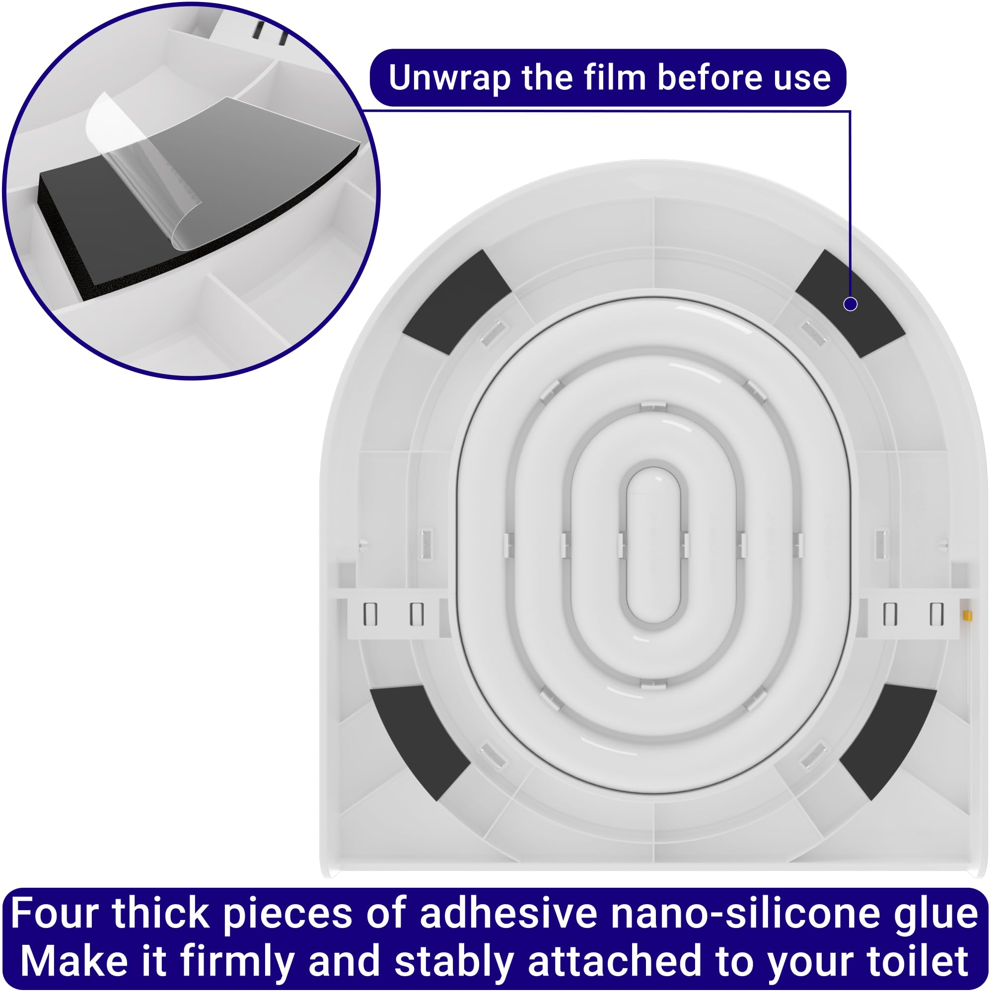 READAEER toilet training kit fits most toilets for broad compatibility