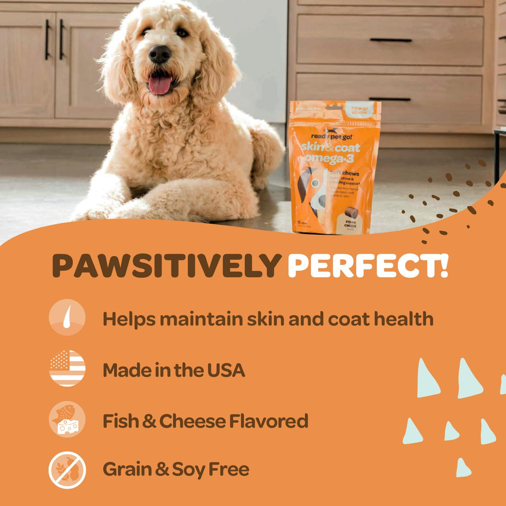 Ready Pet Go! 90-chews container for easy daily dosing.