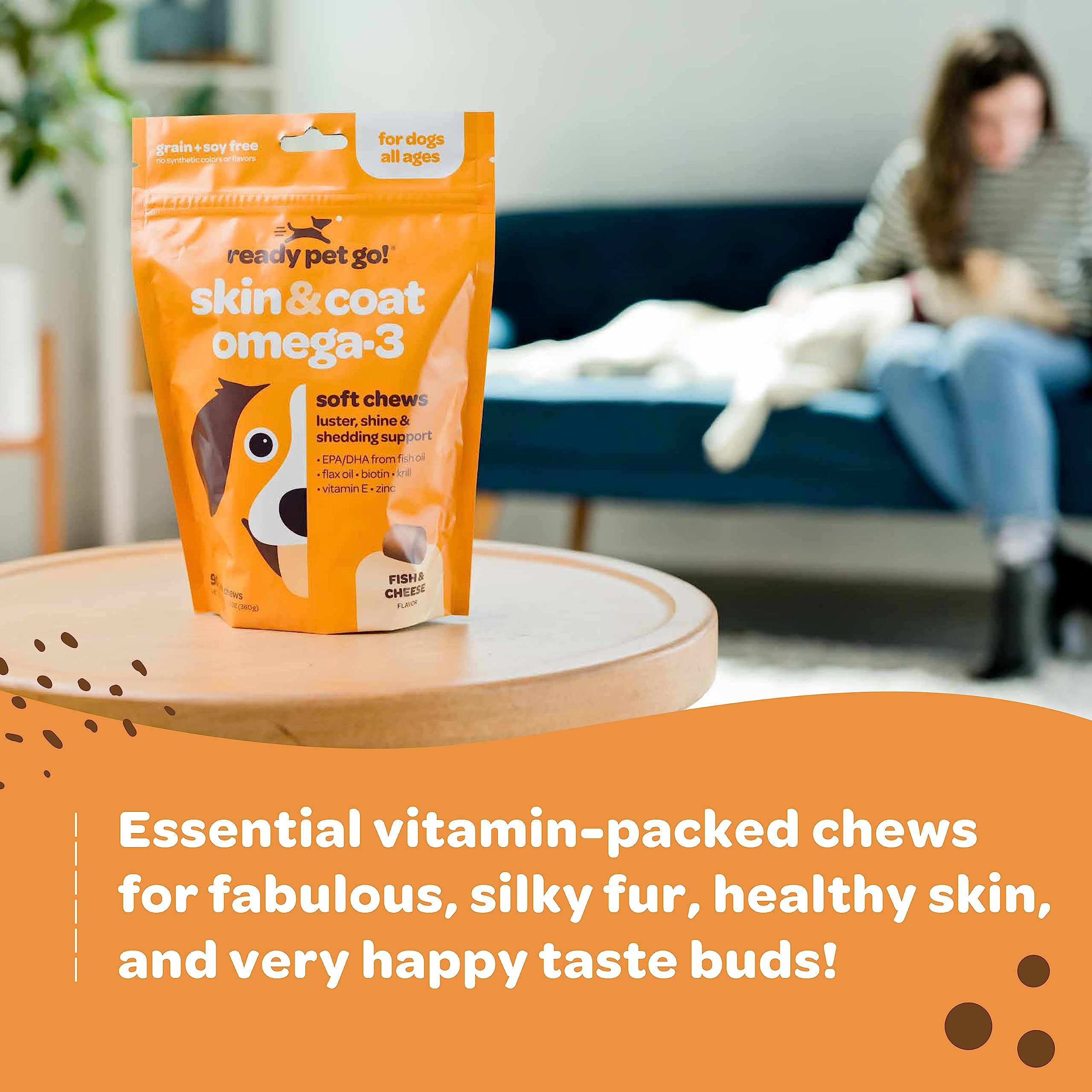 Ready Pet Go! snout-to-tail benefits may support overall health.