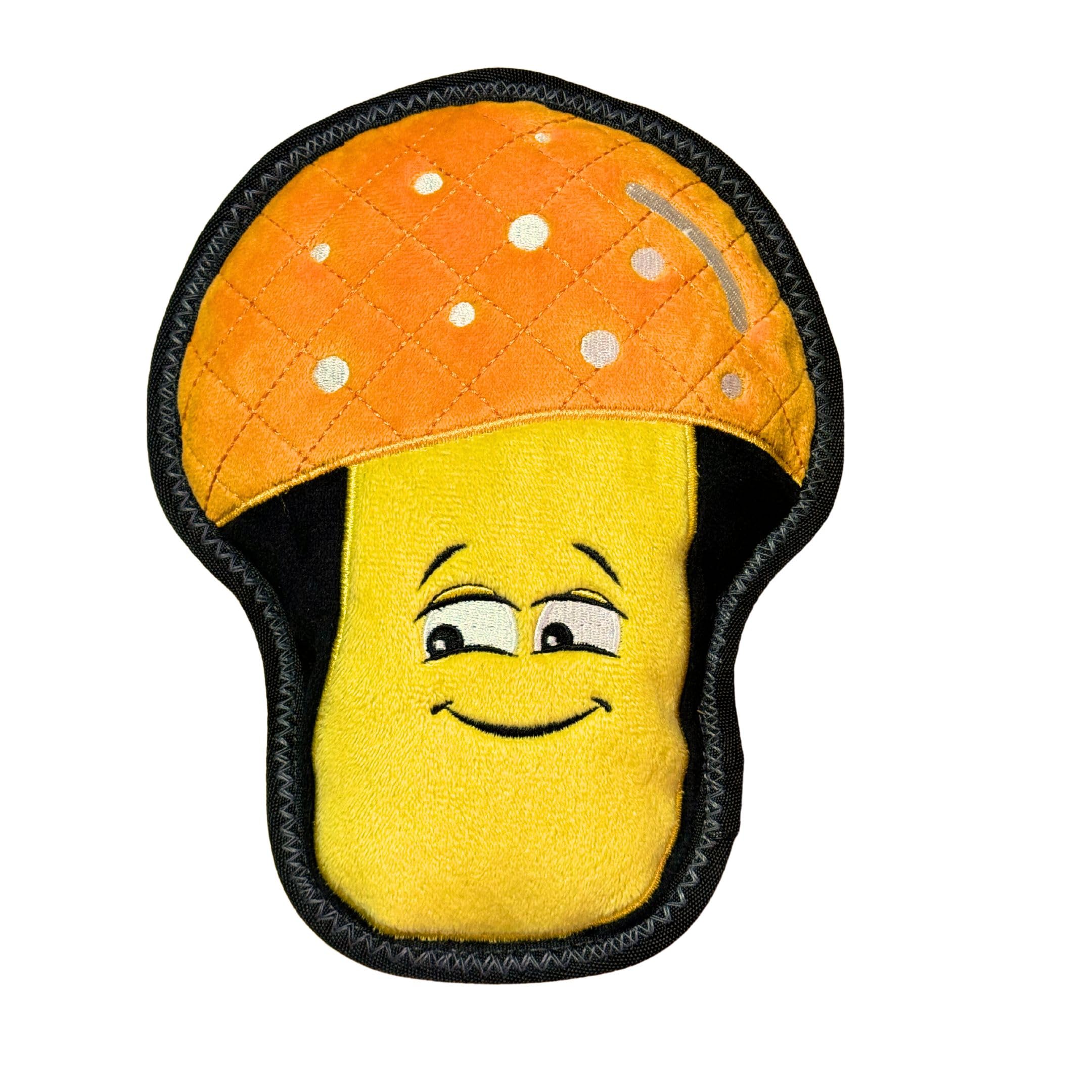 ReadyHound mushroom durable toy exterior shows chew resistance for tough chewers.