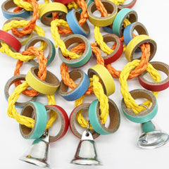 Rebecca online durable cardboard bagels detail highlighting chew-resistance and long-lasting play