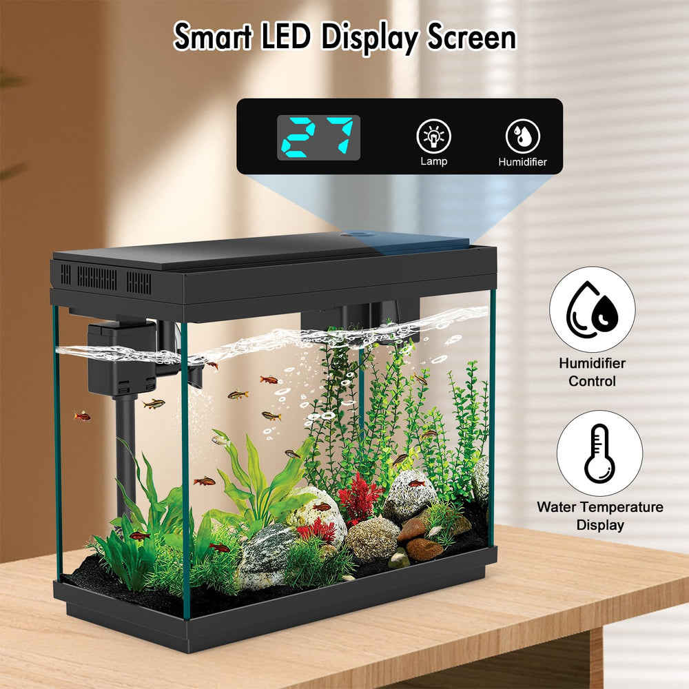 Rechale Smart Aquarium 7-color LED creates mood lighting options