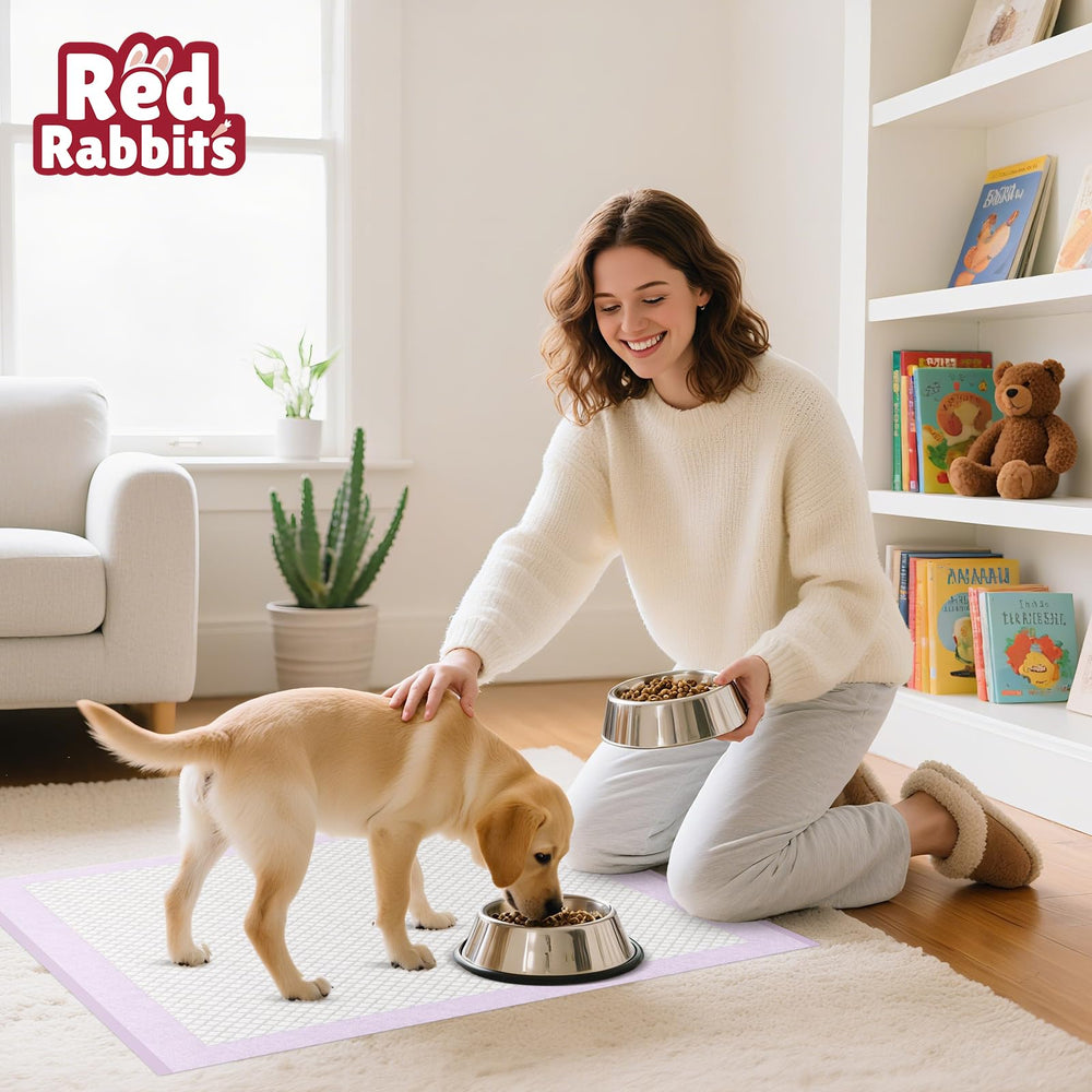 Red Rabbits kennel-travel use pad — versatile for crate setups and on-the-go needs.