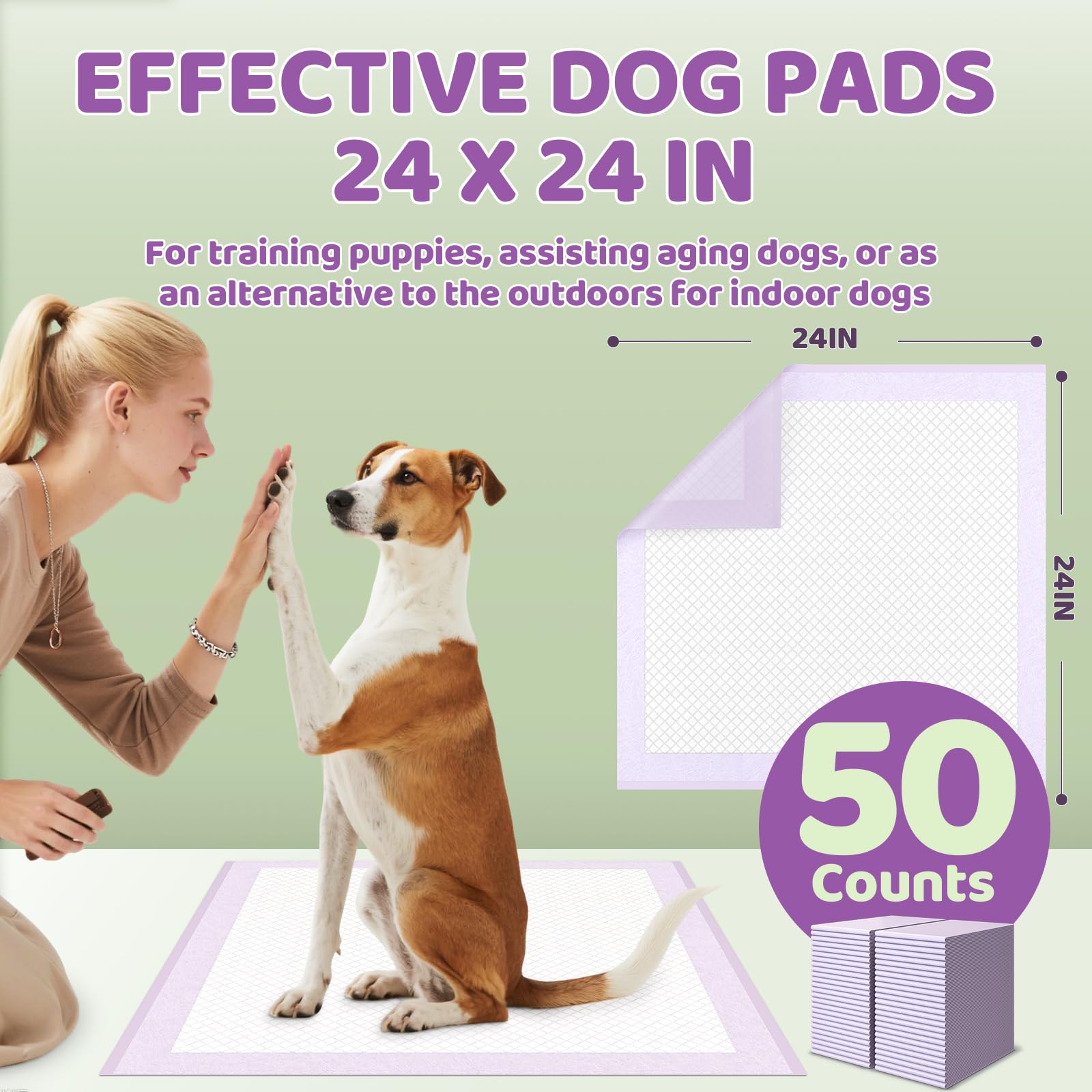 Red Rabbits leak-proof border pad — protects floors during enthusiastic puppy sessions.