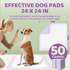 Red Rabbits leak-proof border pad — protects floors during enthusiastic puppy sessions.