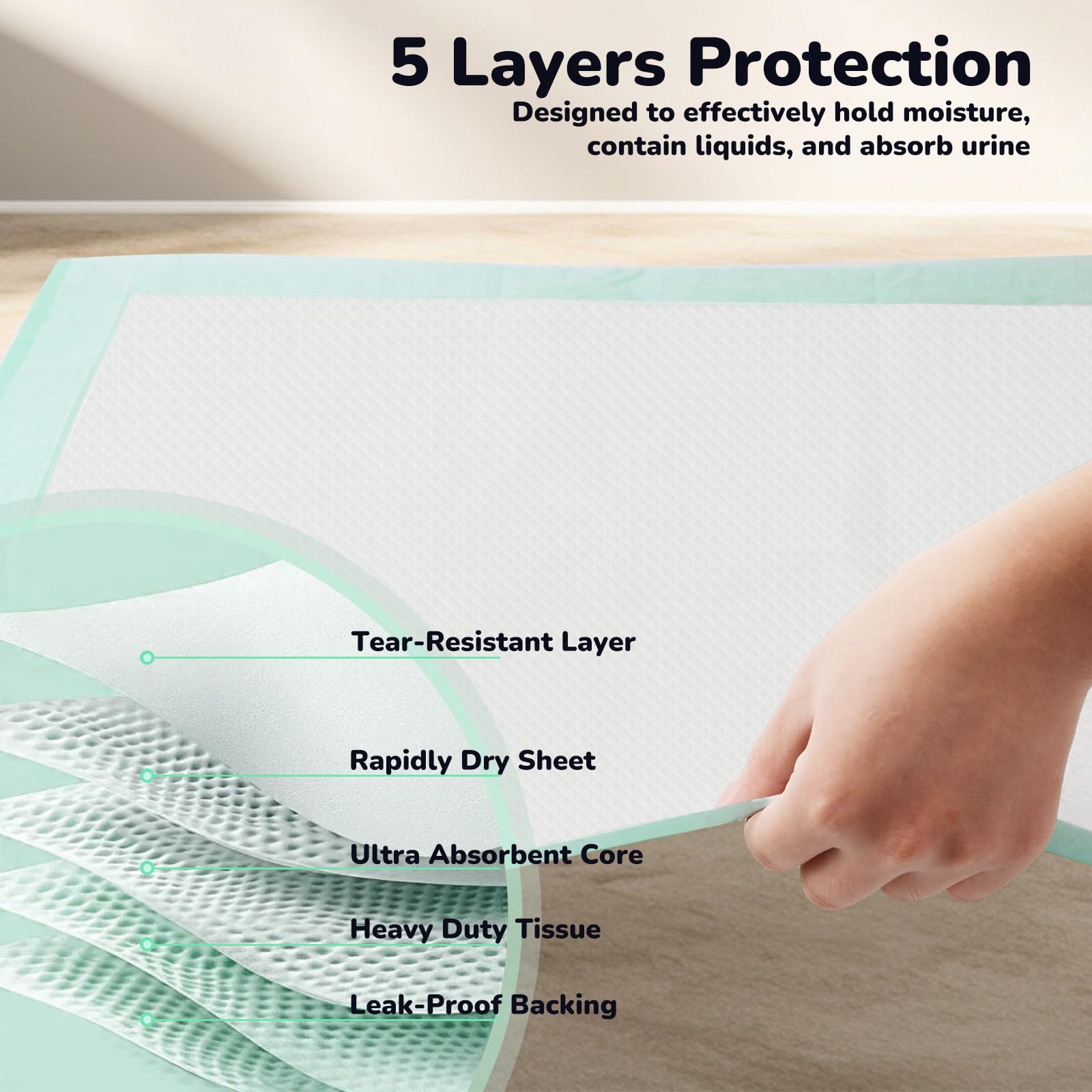 Red Rabbits 24x24 pads fast-drying to reduce downtime after training