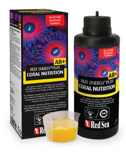 Red Sea Reef Energy Plus bottle for all-in-one coral nutrition and growth.
