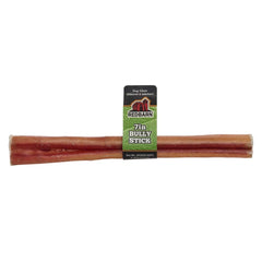 Redbarn 7-inch bully-stick closeup, beef chew for training rewards.