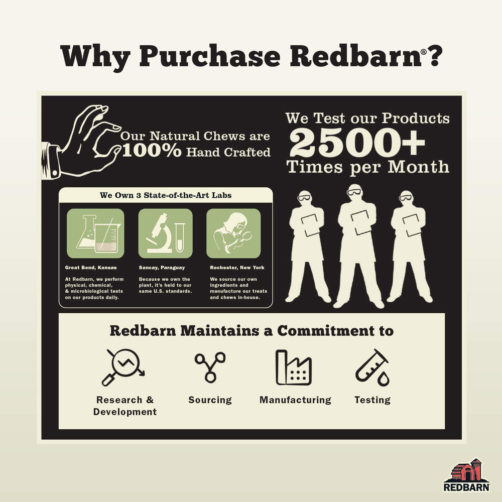 Redbarn Beef Cheek Rolls grain-free chew suitable for sensitive diets