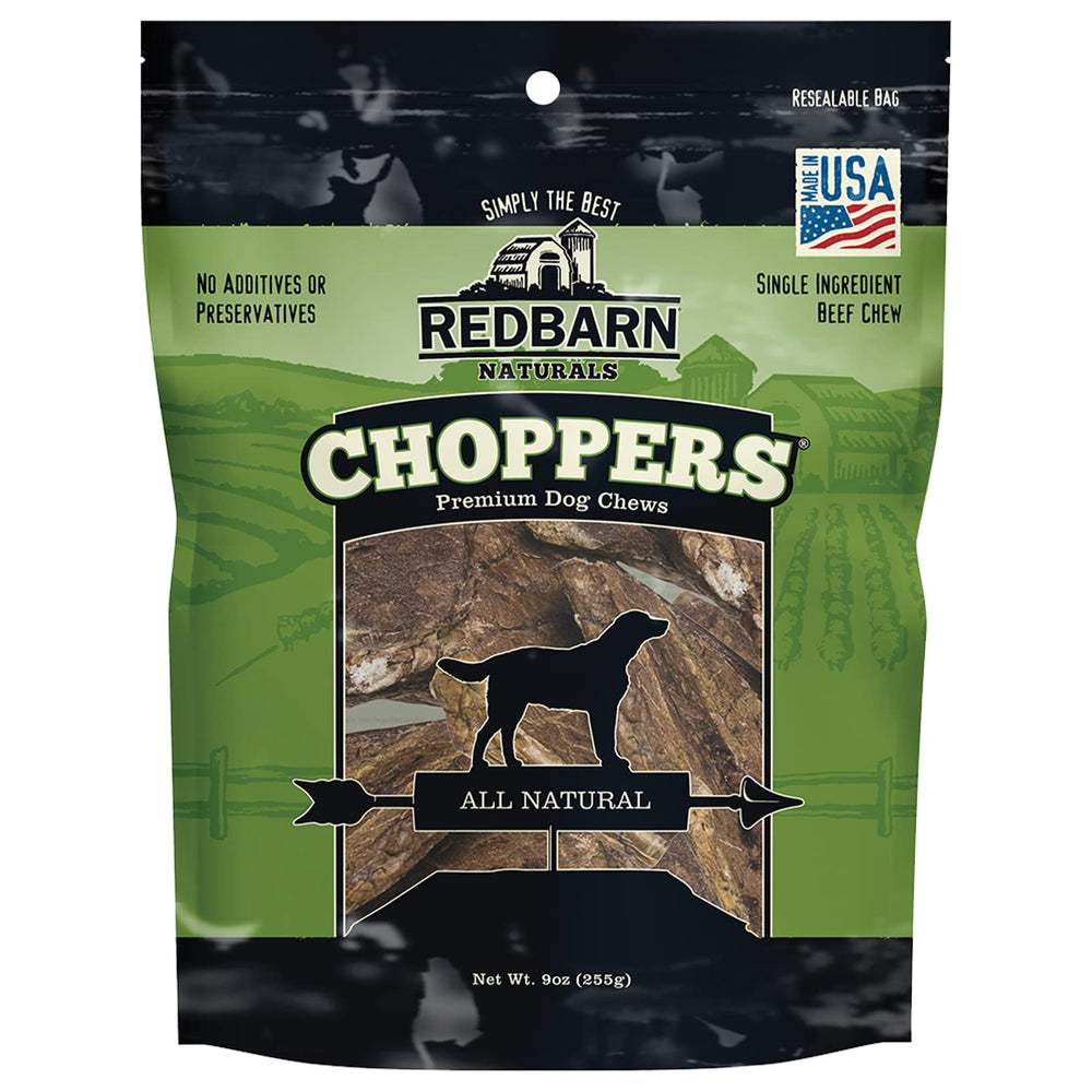 Redbarn Beef Lung Choppers pack of 2—grain-free chews for dogs.