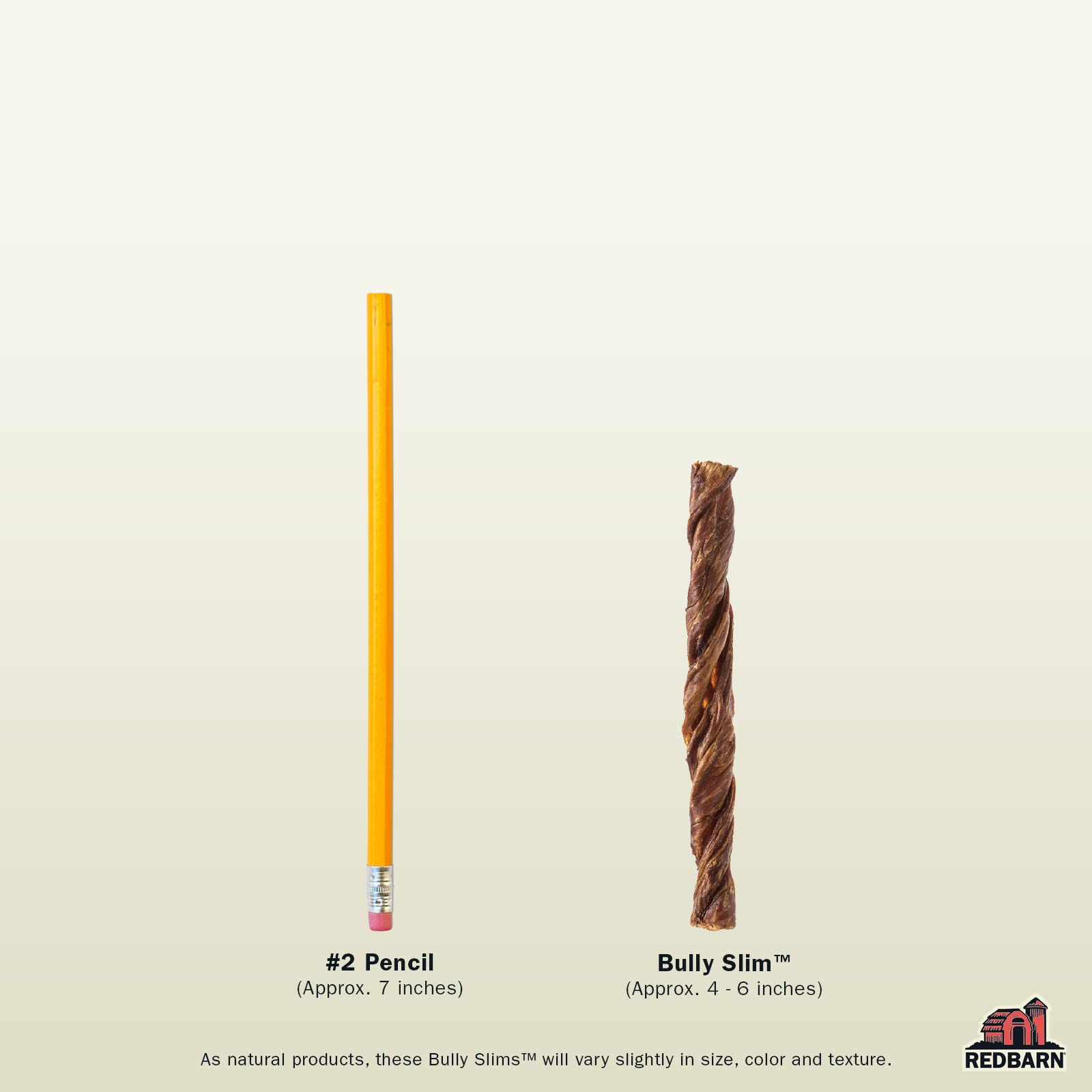 Redbarn Bully Slims dental chewing action close-up—helps promote dental hygiene through chewing.