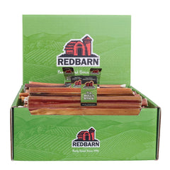 Redbarn bully sticks 7-inch dog chews case of 35 for durable rewards.