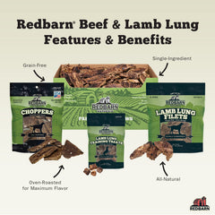 Redbarn Oven-baking process close-up—no additives, gluten, or preservatives.