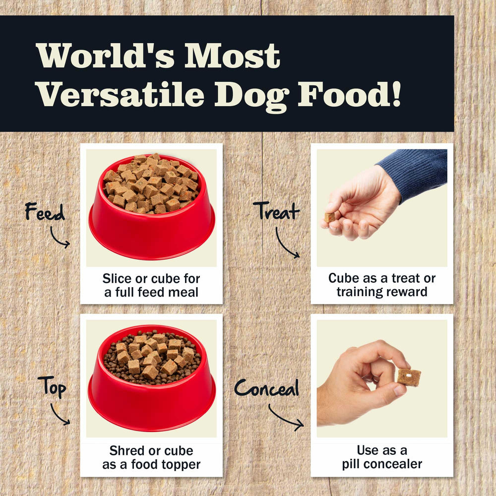 Redbarn Premium Rolled Dog Food flaxseed focus supports digestive comfort