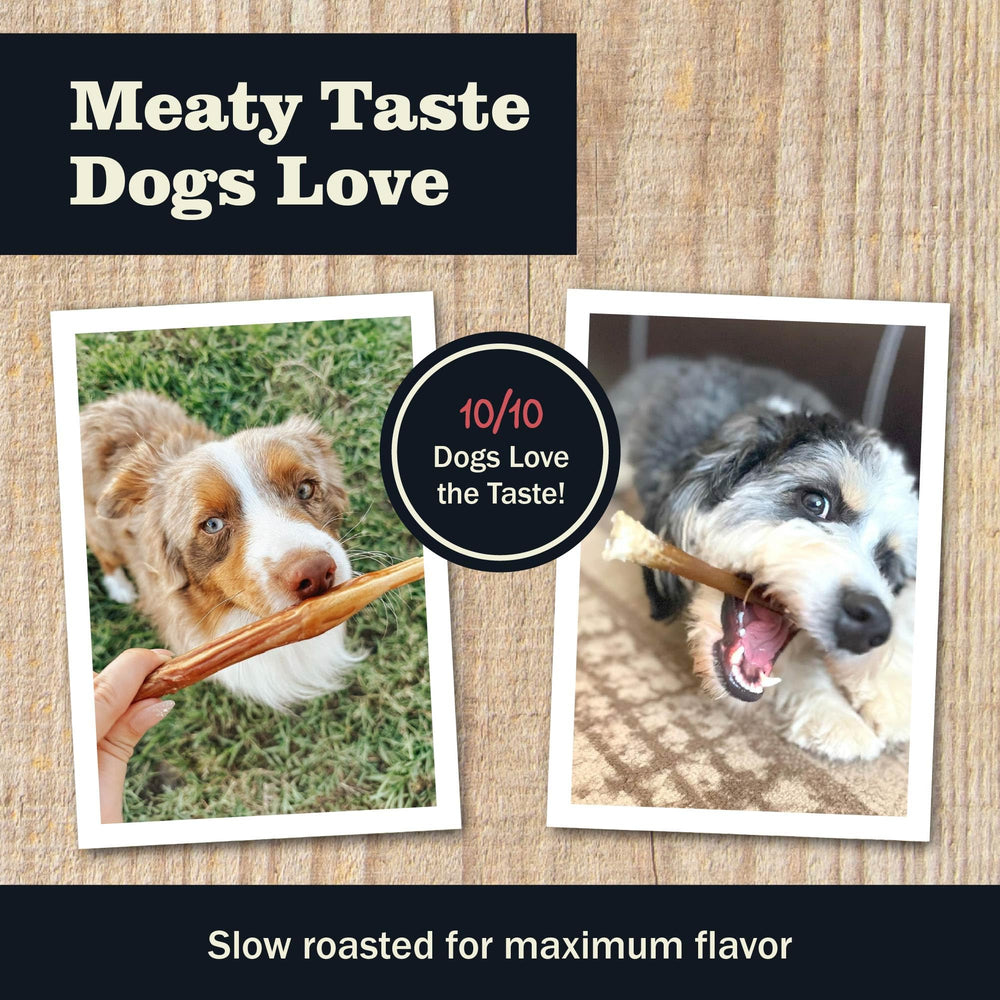 Redbarn puppy chew 7-inch bully stick, suitable for all life stages.