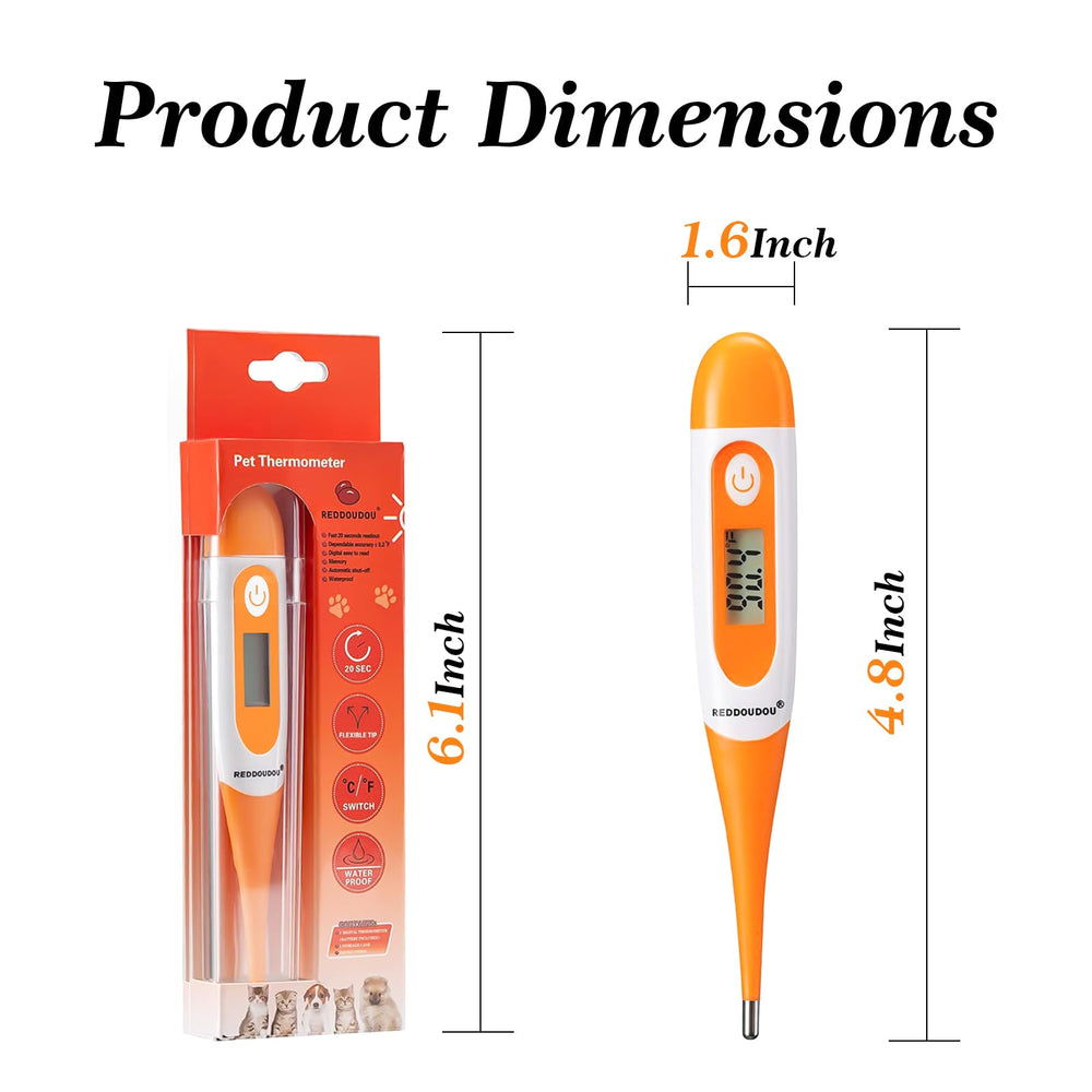 REDDODOU digital pet thermometer for horse use showcases versatile veterinary readiness
