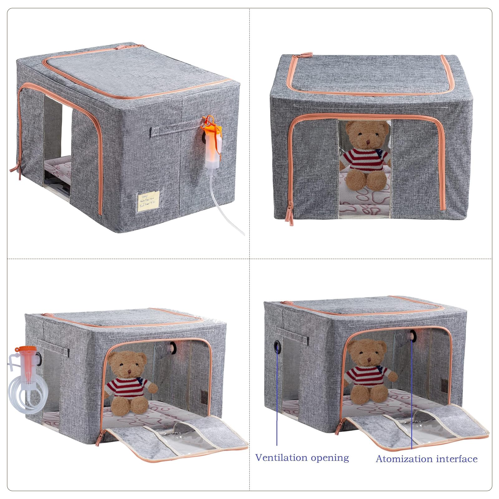 REDDODOU Puppy Incubator offers 100-liter capacity for larger small pets