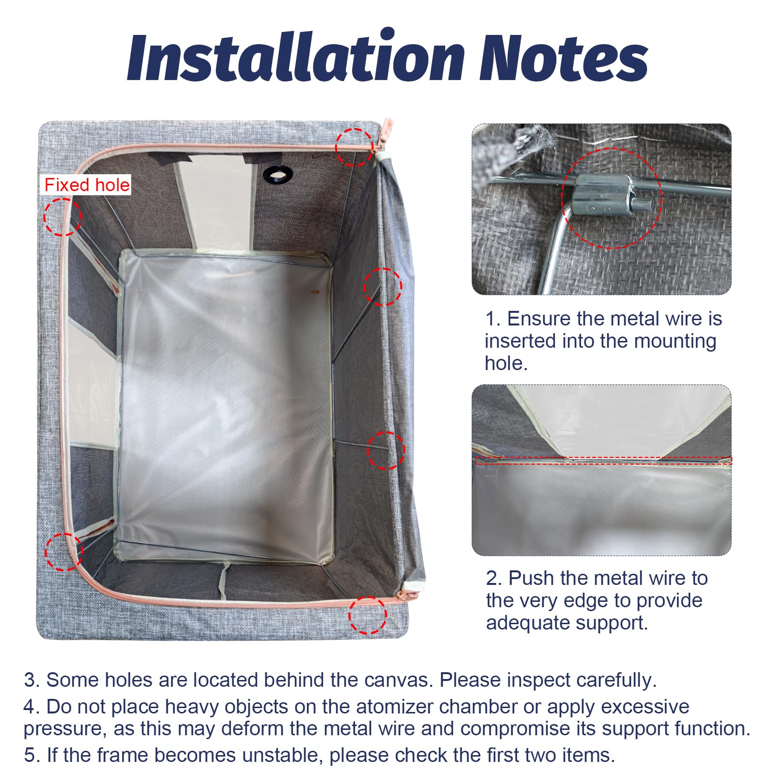 REDDODOU Puppy Incubator provides air tube holes for tube routing