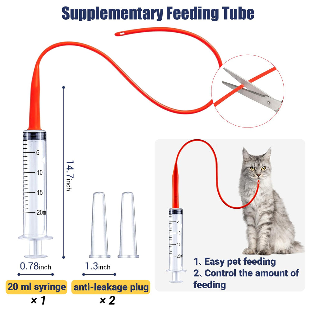 REDDODOU red feeding tubes 8fr shown for gentle intake by tiny patients
