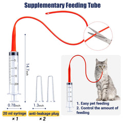REDDODOU red feeding tubes 8fr shown for gentle intake by tiny patients