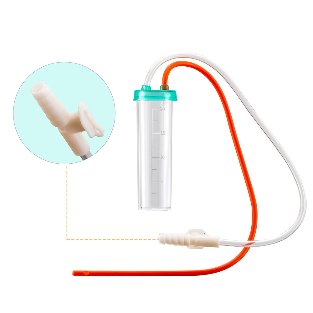 REDDODOU soft rubber feeding-tube detail emphasizes gentle contact with small mouths