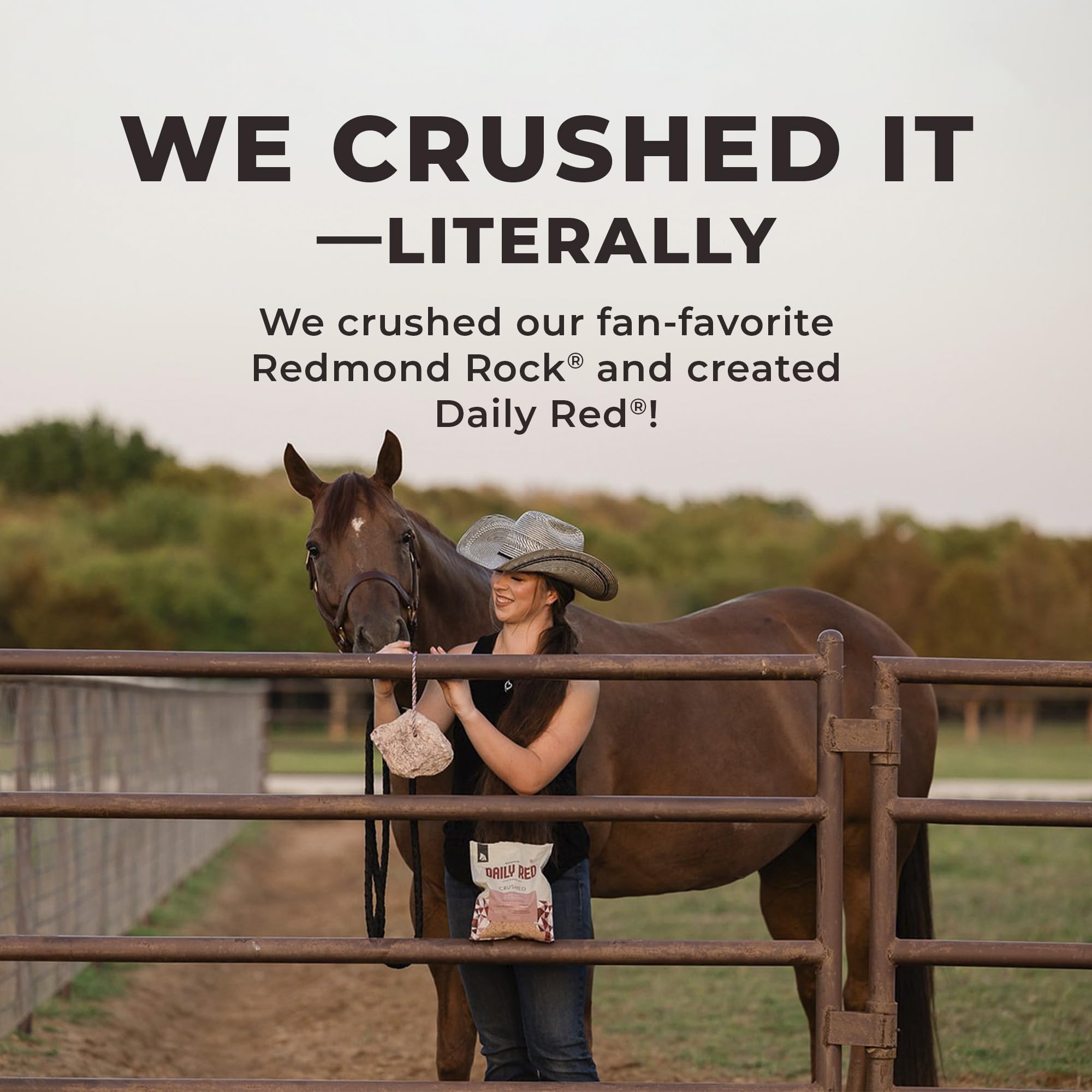 REDMOND Daily Red Crushed bag in stable environment for daily use