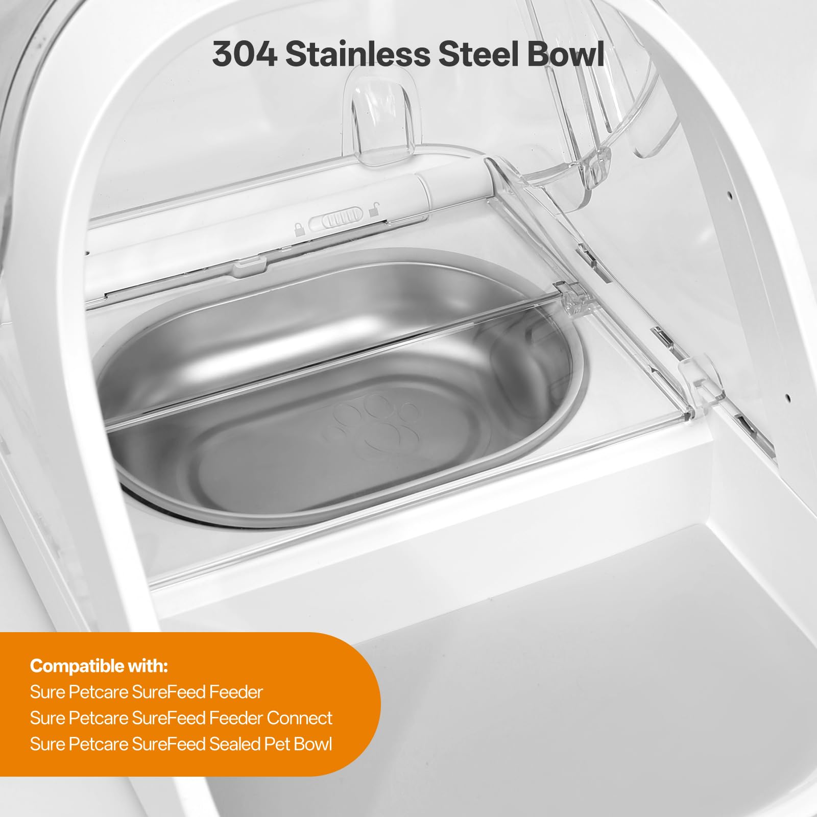 Redoso SureFeed compatible bowls for seamless automatic feeding and clean setup.