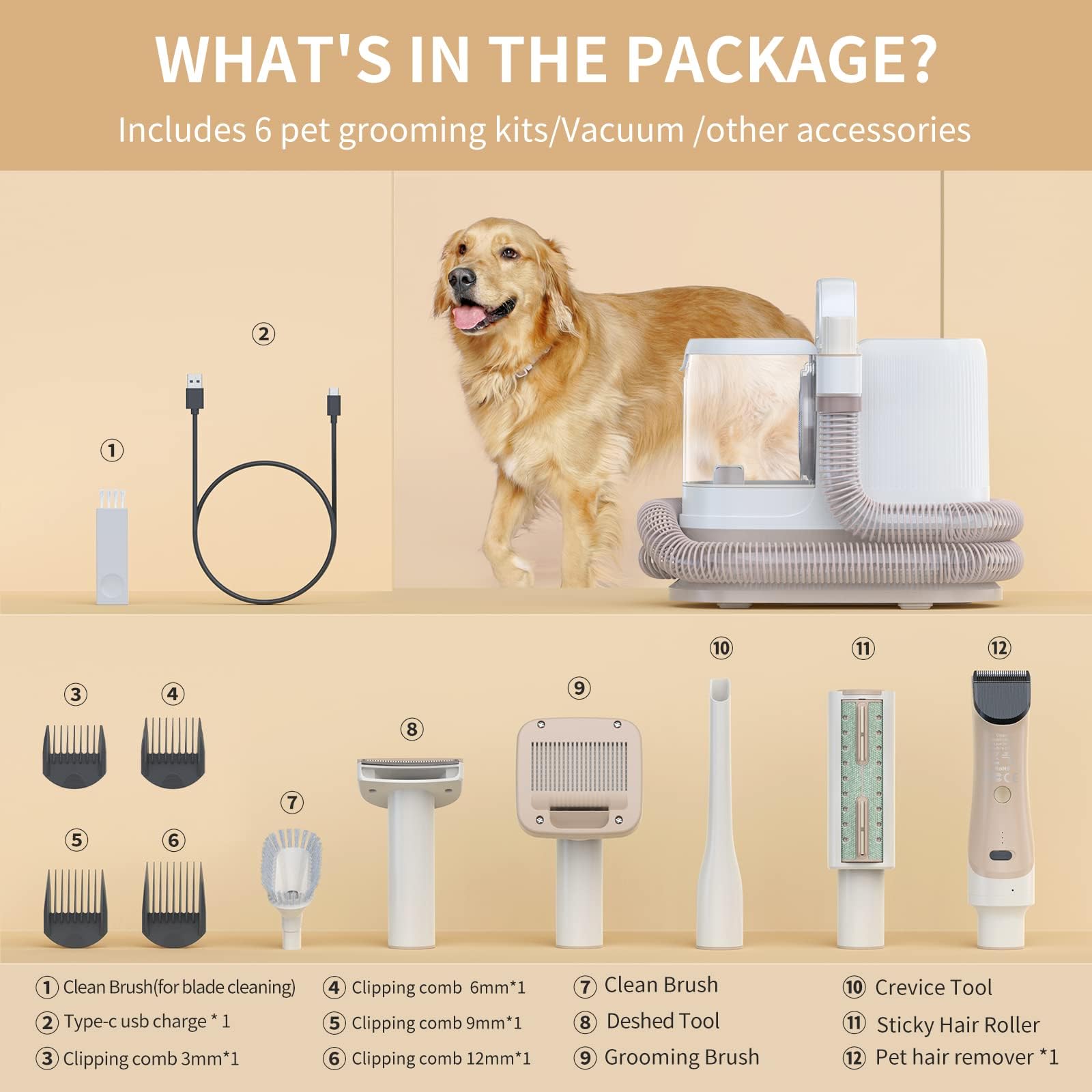 Redroad dog grooming kit storage design showing organized components and accessories.