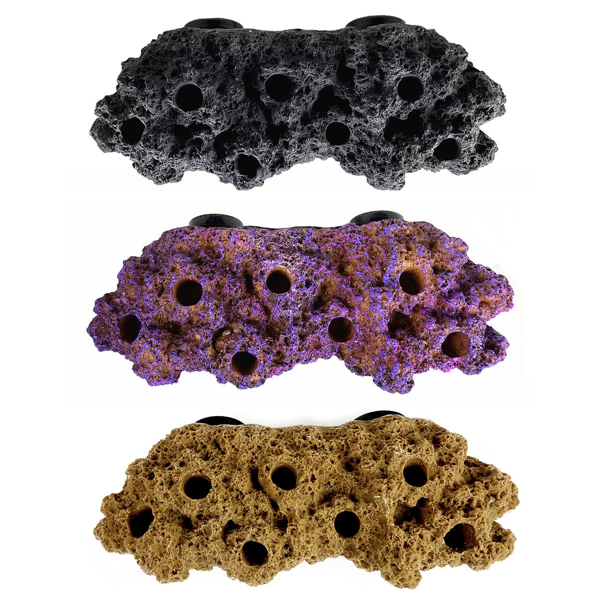 Reefing Art magnetic reef coral frag rack floating rock on glass for organized frags