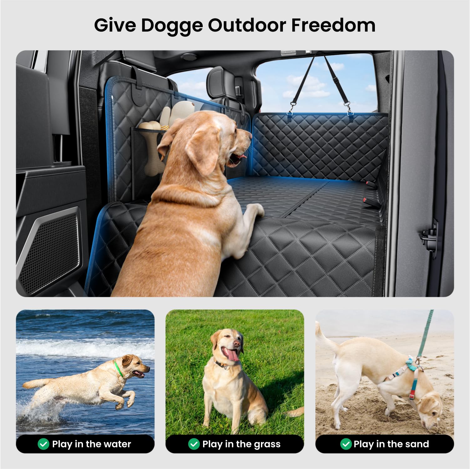 REEVAA 0.3mm waterproof shield demonstrates spill protection for beach and muddy days.