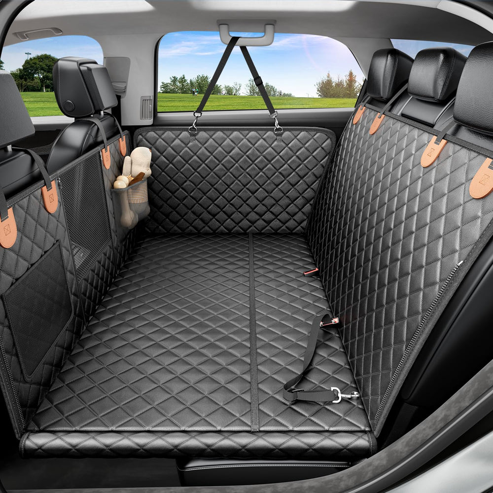 REEVAA dog car seat cover back seat protects upholstery during trips