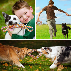 REFEVENO tug-of-war rope toy ideal for interactive play with pets and owners.