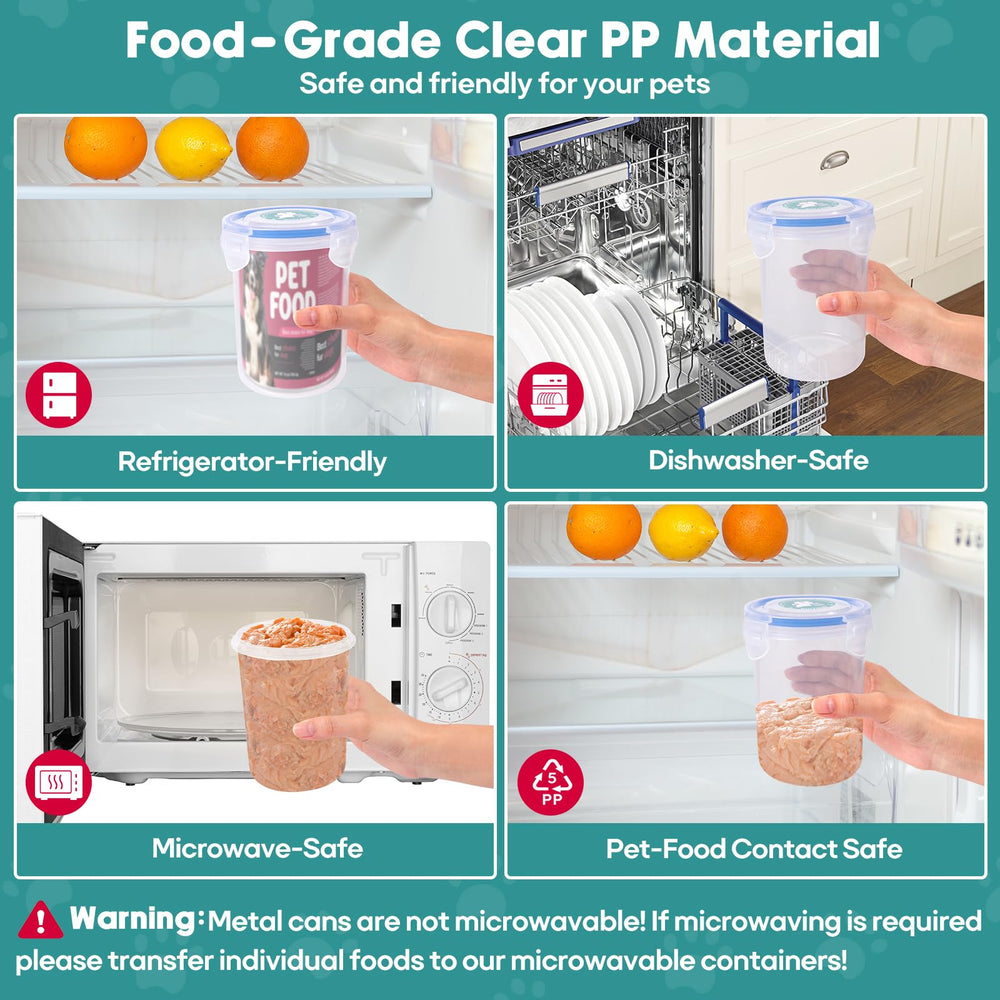 REFLYING keeps dog and cat foods odor-free on kitchen shelves