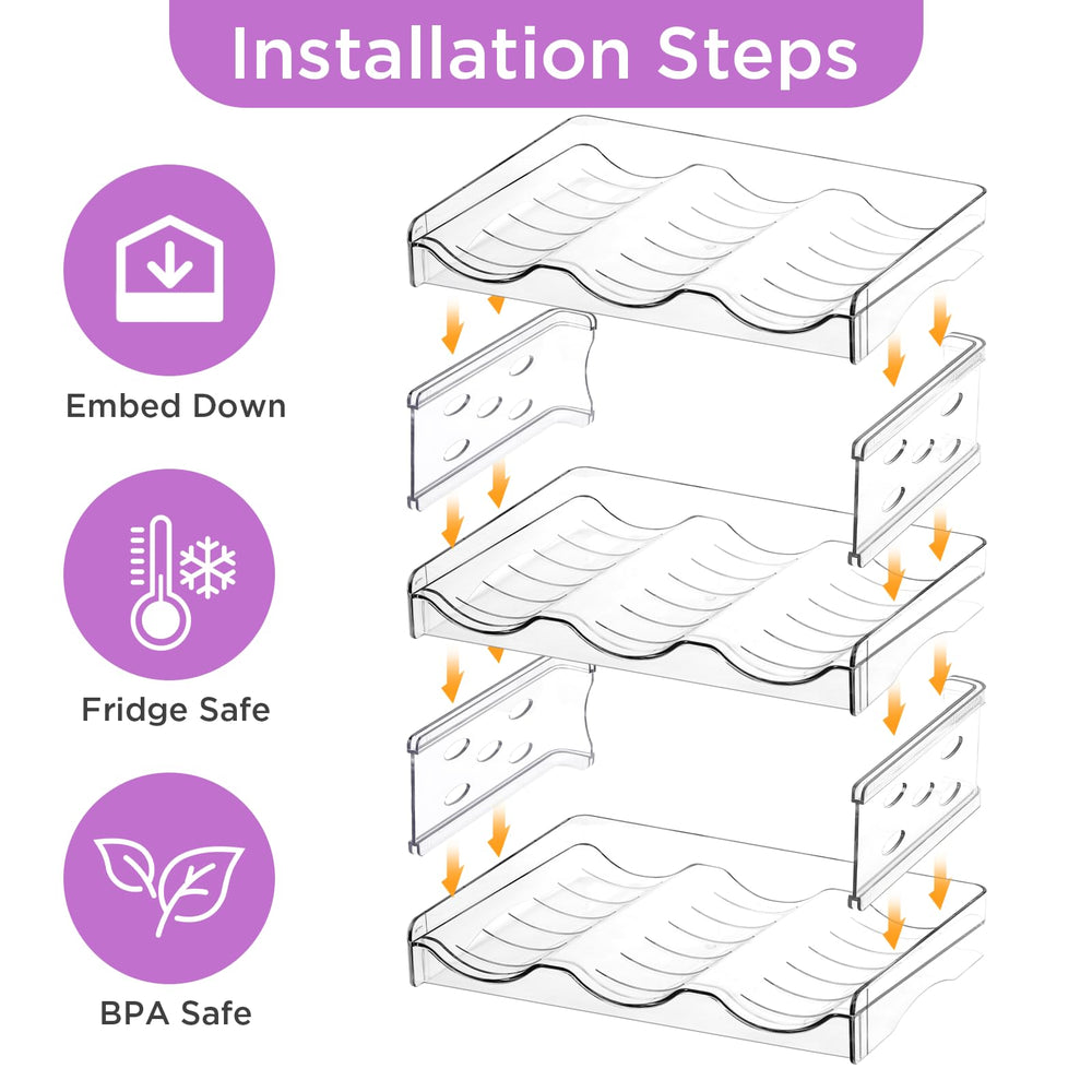 REFLYING cat food can organizer multi scenario placement on counter or shelf